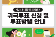 제21대 대통령 재외선거 귀국투표 안내